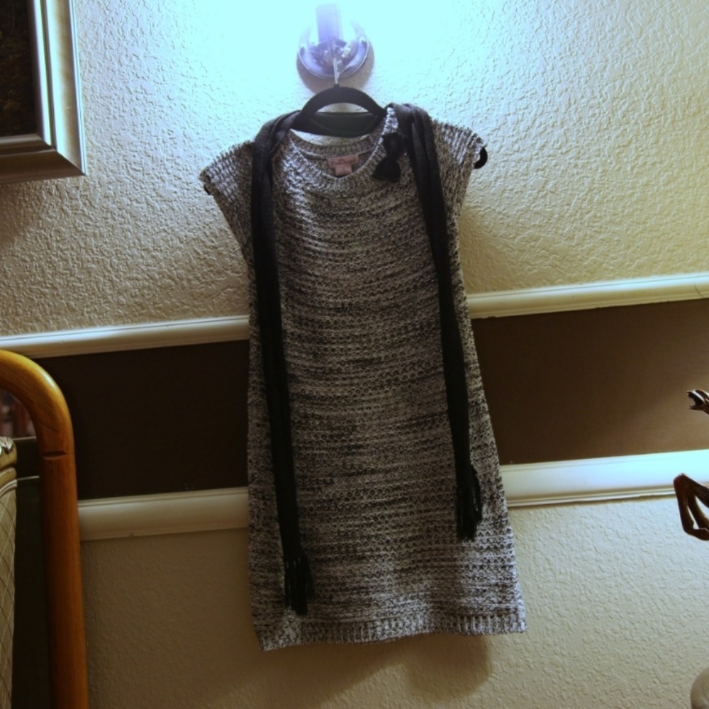 cute knit dress w/ bow